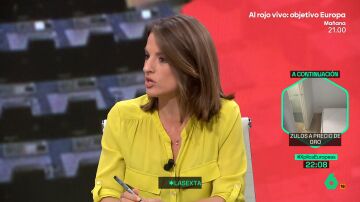 Ángela Vera habla de la previsión de Vox en las europeas