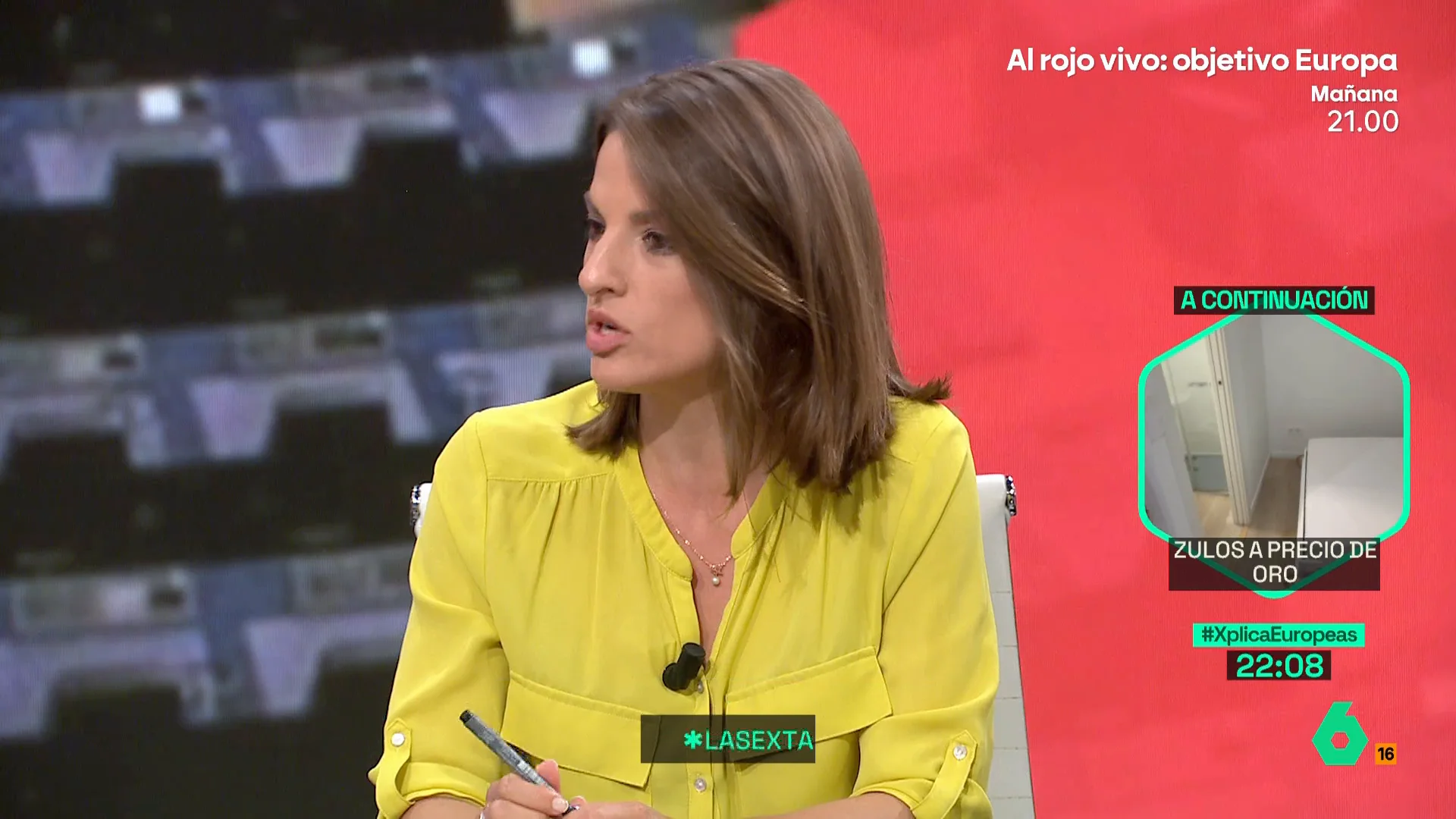 Ángela Vera habla de la previsión de Vox en las europeas