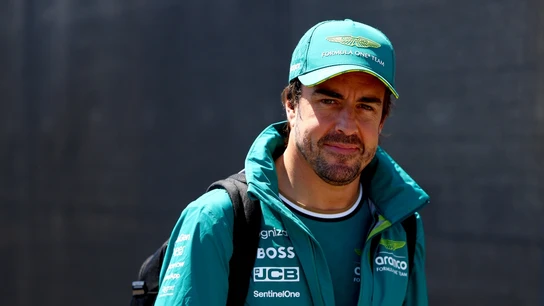 Fernando Alonso, sonriente Fernando Alonso, sonriente