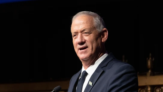 El líder del partido israelí Unidad Nacional, Benny Gantz. El líder del partido israelí Unidad Nacional, Benny Gantz.