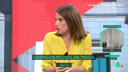 Ángela Vera explica en qué lugar queda Feijóo sin una victoria clara del PP en las elecciones europeas Ángela Vera explica en qué lugar queda Feijóo sin una victoria clara del PP en las elecciones europeas