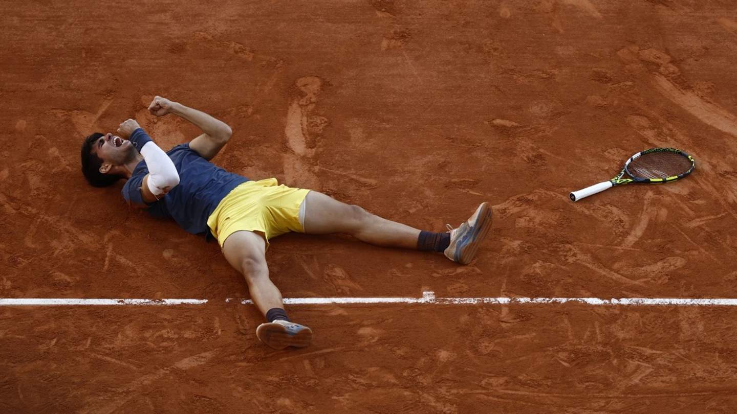 Carlos Alcaraz, en Roland Garros Carlos Alcaraz, en Roland Garros