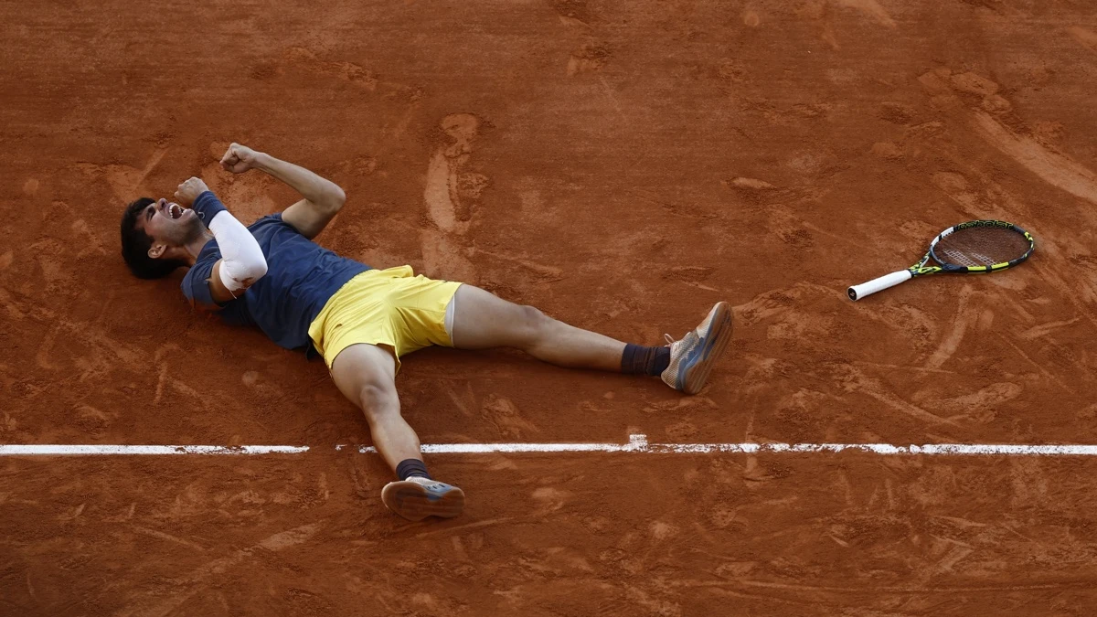 Carlos Alcaraz, en Roland Garros