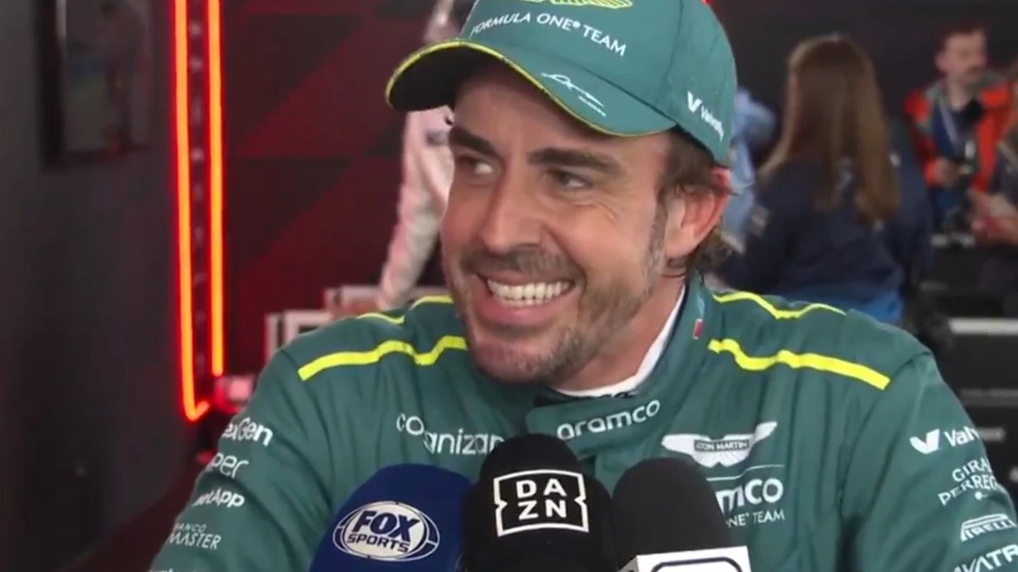 Fernando Alonso, tras saber que se quedó a dos décimas de la pole en Canadá Fernando Alonso, tras saber que se quedó a dos décimas de la pole en Canadá