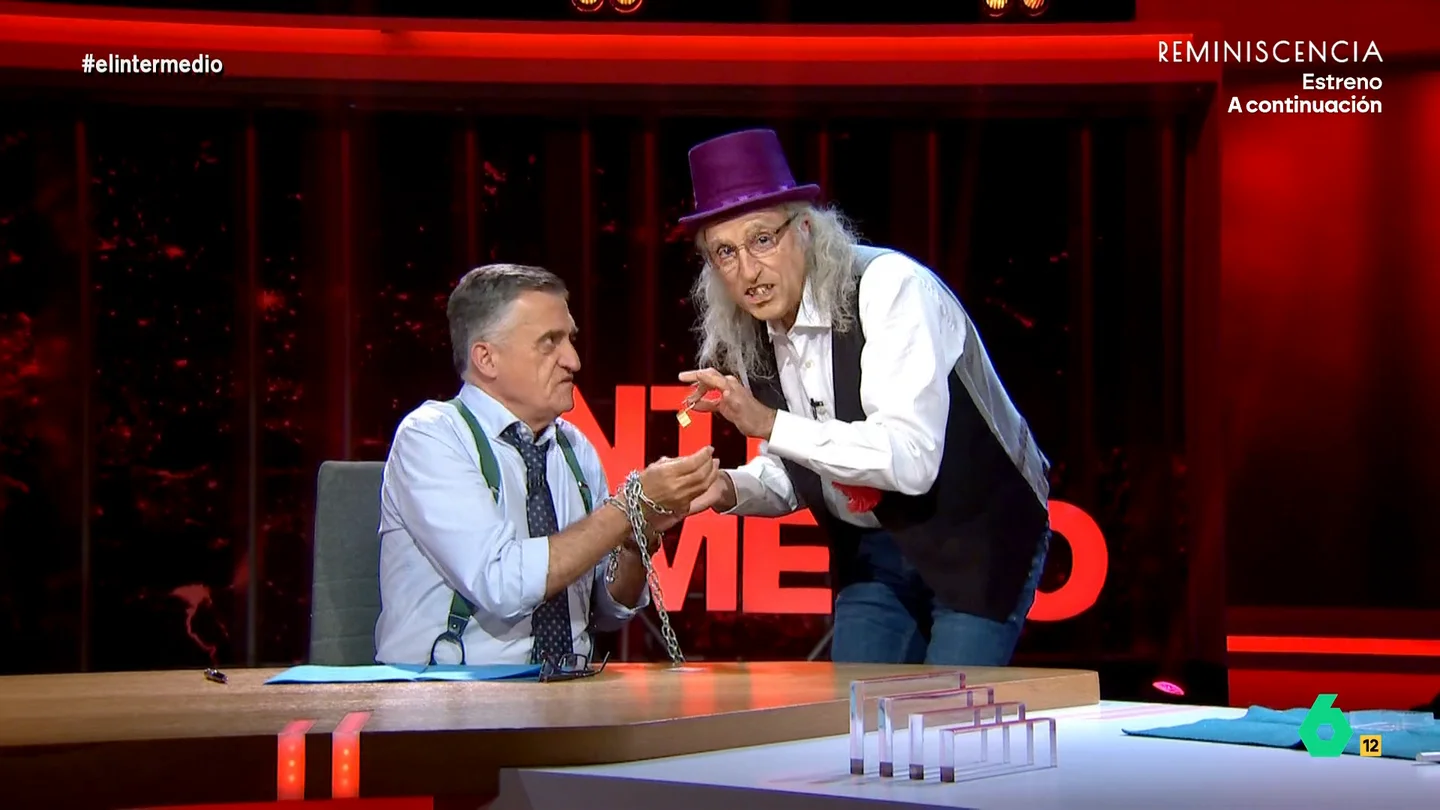 'Juan Tamariz' desvela el truco de Alvise Pérez: "Aforín, aforado... Alvise es intocable por ser eurodiputado" 'Juan Tamariz' desvela el truco de Alvise Pérez: "Aforín, aforado... Alvise es intocable por ser eurodiputado"