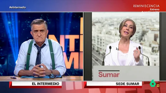 El trabalenguas de 'Yolanda Díaz' sobre su dimisión: "Desde Sumar sumo, no como líder, pero sigo sumando en Sumar" El trabalenguas de 'Yolanda Díaz' sobre su dimisión: "Desde Sumar sumo, no como líder, pero sigo sumando en Sumar"