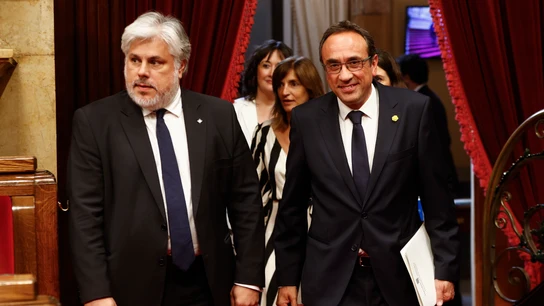 Josep Rull (Junts) entra en el pleno de constitución del nuevo Parlament de Cataluña Josep Rull (Junts) entra en el pleno de constitución del nuevo Parlament de Cataluña