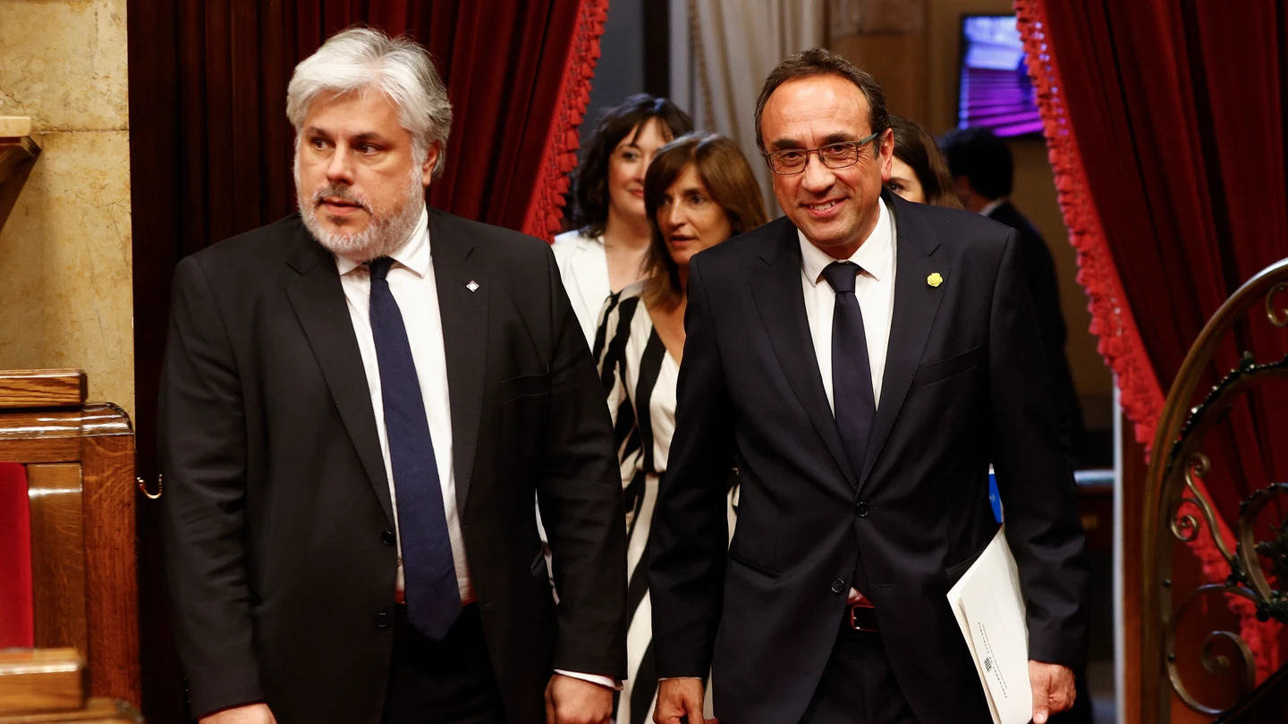 Josep Rull (Junts) entra en el pleno de constitución del nuevo Parlament de Cataluña Josep Rull (Junts) entra en el pleno de constitución del nuevo Parlament de Cataluña