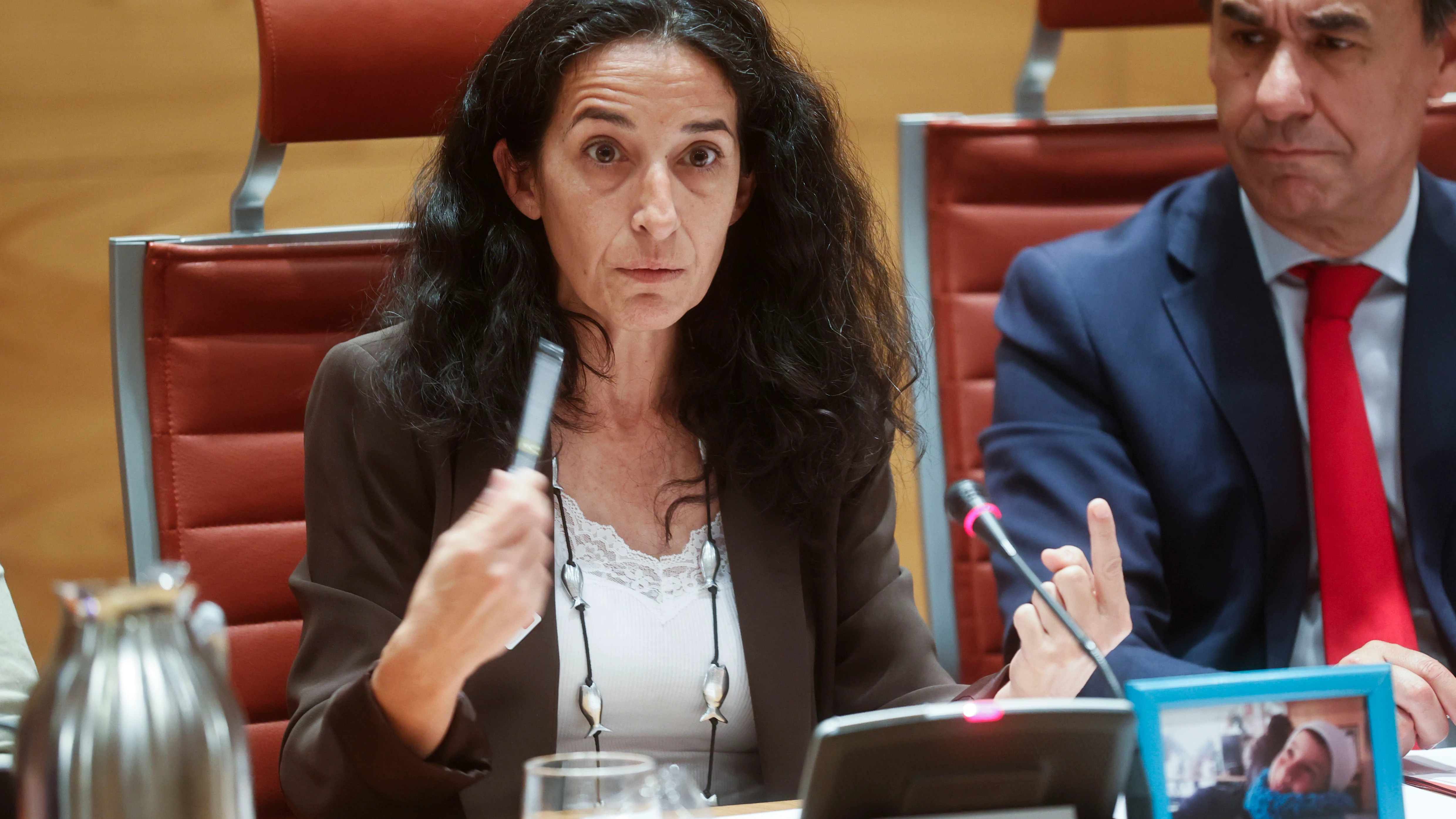 Patricia Ramírez, la madre de Gabriel Cruz, asesinado en febrero de 2018 por la pareja de su padre, Ana Julia Quezada, comparece en el Senado para pedir reformas legislativas