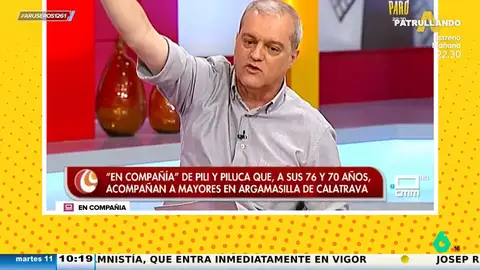 Ramón García, a la señora del público que tose: "Hay que venir tosido a la tele, que se oye desde aquí"