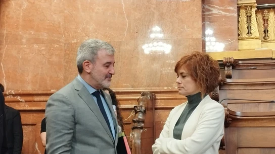 El alcalde de Barcelona, Jaume Collboni, y la líder de ERC, Elisenda Alamany El alcalde de Barcelona, Jaume Collboni, y la líder de ERC, Elisenda Alamany