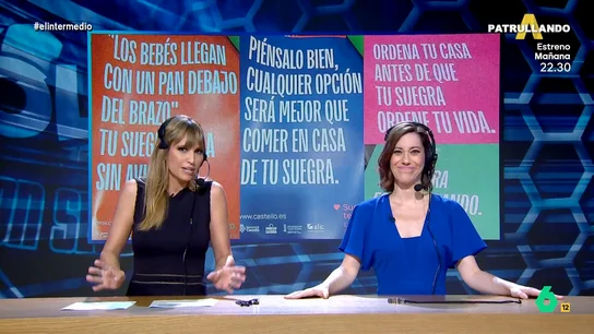 Sandra Sabatés reacciona a la campaña de Vox sobre las suegras El acoso a la cantante Eleni Foureira, la polémica campaña de Vox sobre las suegras o las palabras del papa Francisco sobre que los cotilleos "son cosa de mujeres" forman el carrusel de 'machistadas' que analizan Sandra Sabatés y Cristina Gallego.