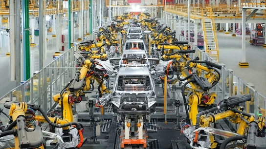 Fábrica de coches de la marca china BYD. Fábrica de coches de la marca china BYD.