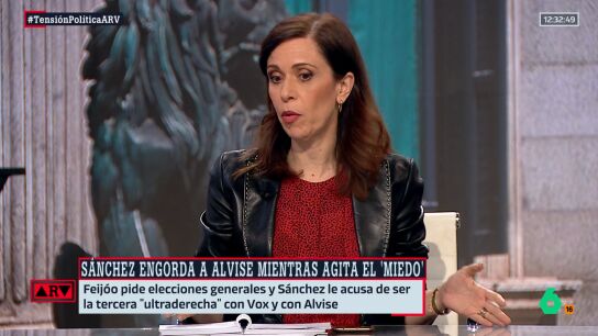 &Aacute;ngeles Caballero, sobre las alusiones de S&aacute;nchez a Alvise: "Es leg&iacute;timo alertar de lo que puede implicar estos partidos pero..."