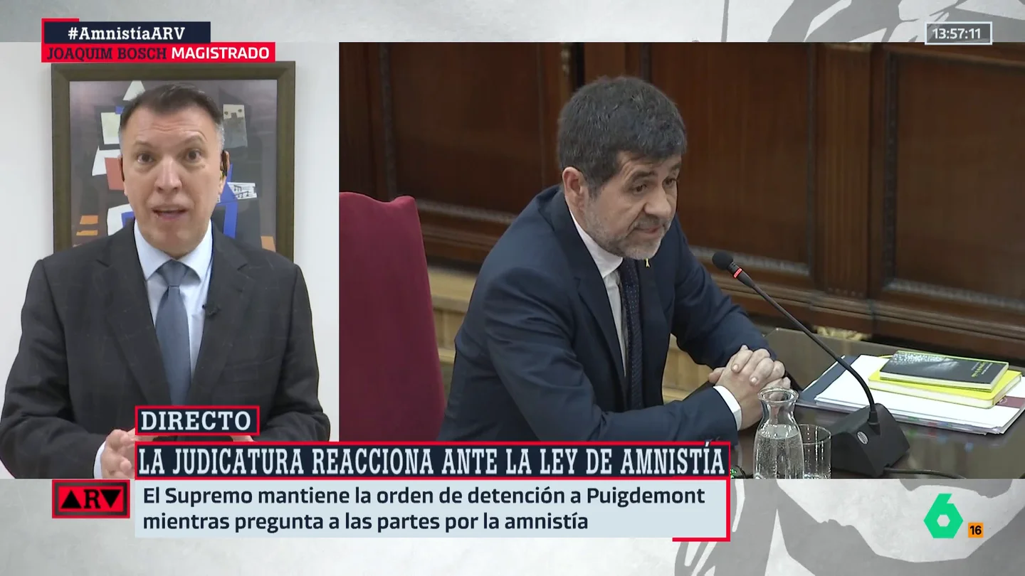 ARV- Joaquim Bosch, tras el choque entre los fiscales y García Ortiz: "Prevalece la decisión del fiscal general" ARV- Joaquim Bosch, tras el choque entre los fiscales y García Ortiz: "Prevalece la decisión del fiscal general"