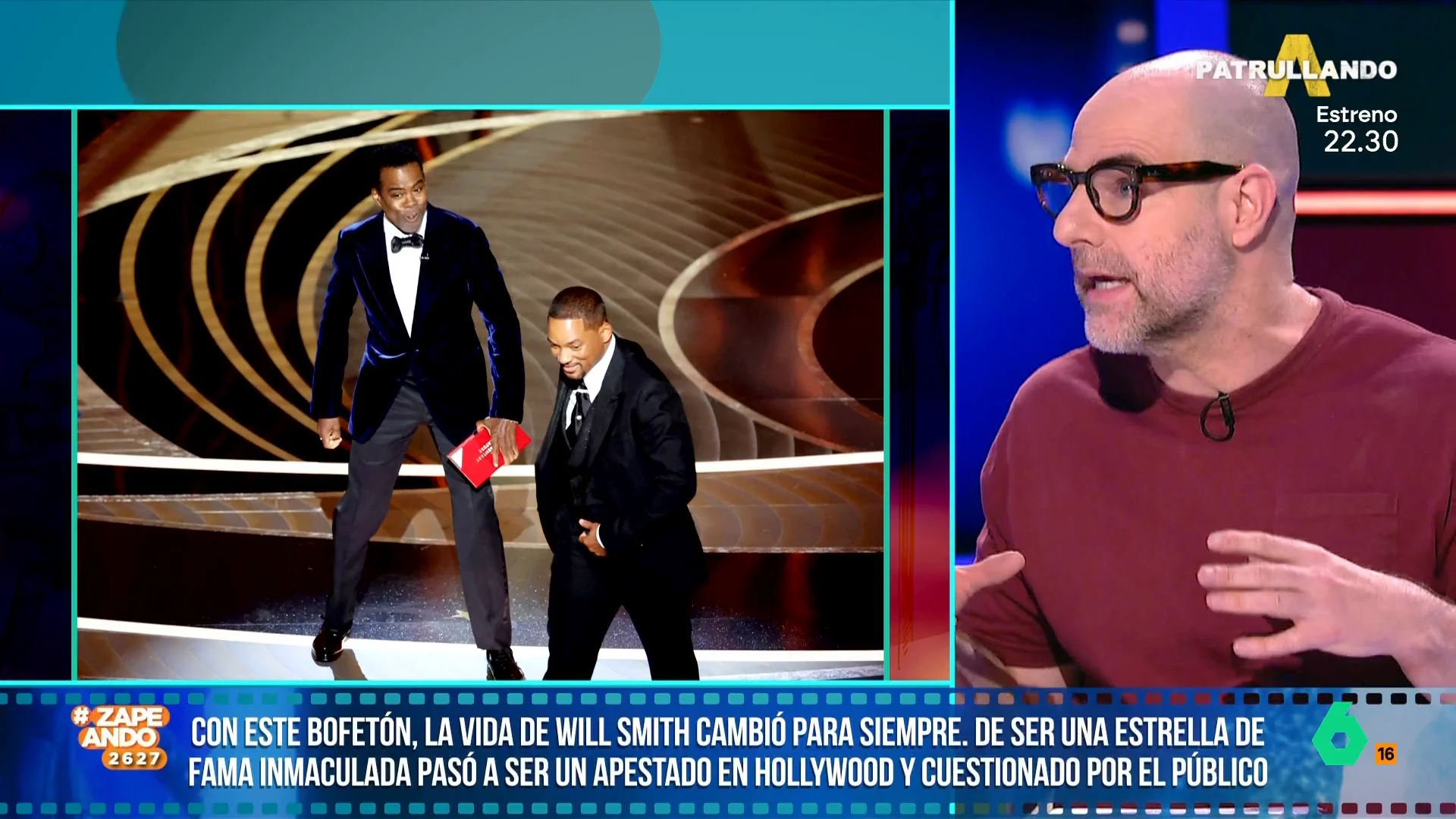 "Con Will Smith es todo muy raro": Alberto Rey expone cómo afectó a la carrera del actor el bofetón a Chris Rock en los Oscars