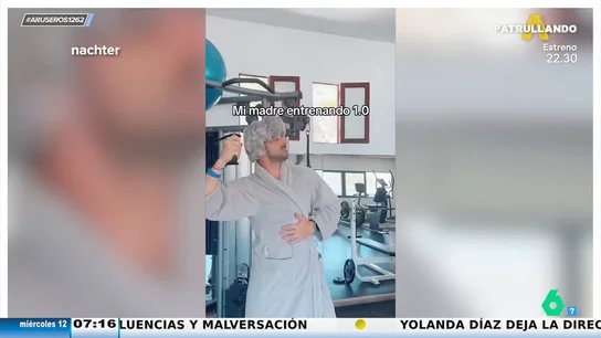 Un tiktoker crea un ejercicio de gimnasio para cada frase mítica de madre: "¡Qué no me contestes!", ejercicio de tríceps Un tiktoker crea un ejercicio de gimnasio para cada frase mítica de madre: "¡Qué no me contestes!", ejercicio de tríceps