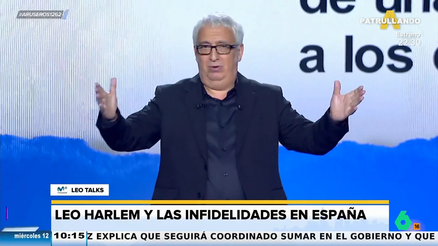 Leo Harlem, sobre las infidelidades en España: "Somos vagos hasta para poner los cuernos" Leo Harlem, sobre las infidelidades en España: "Somos vagos hasta para poner los cuernos"