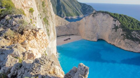 Navagio Beach en Zante (Playa del Naufragio)