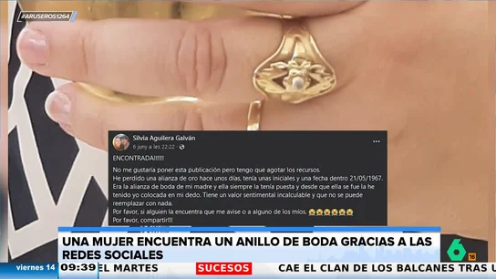 No todo es malo en las redes sociales: recupera el anillo de boda de su madre gracias a los internautas No todo es malo en las redes sociales: recupera el anillo de boda de su madre gracias a los internautas