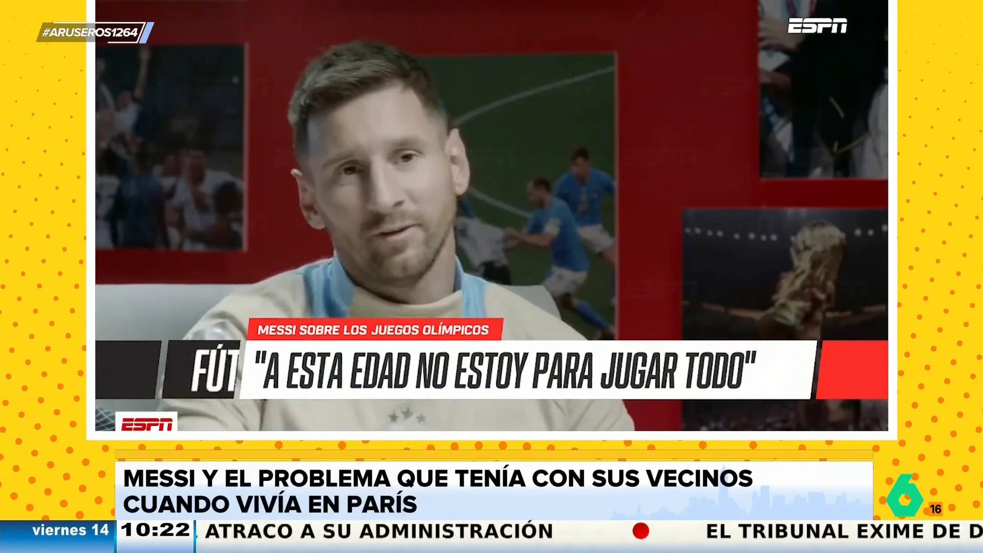 Leo Messi confiesa los problemas que sufrió en su casa de París: "Eran jodidos los vecinos"