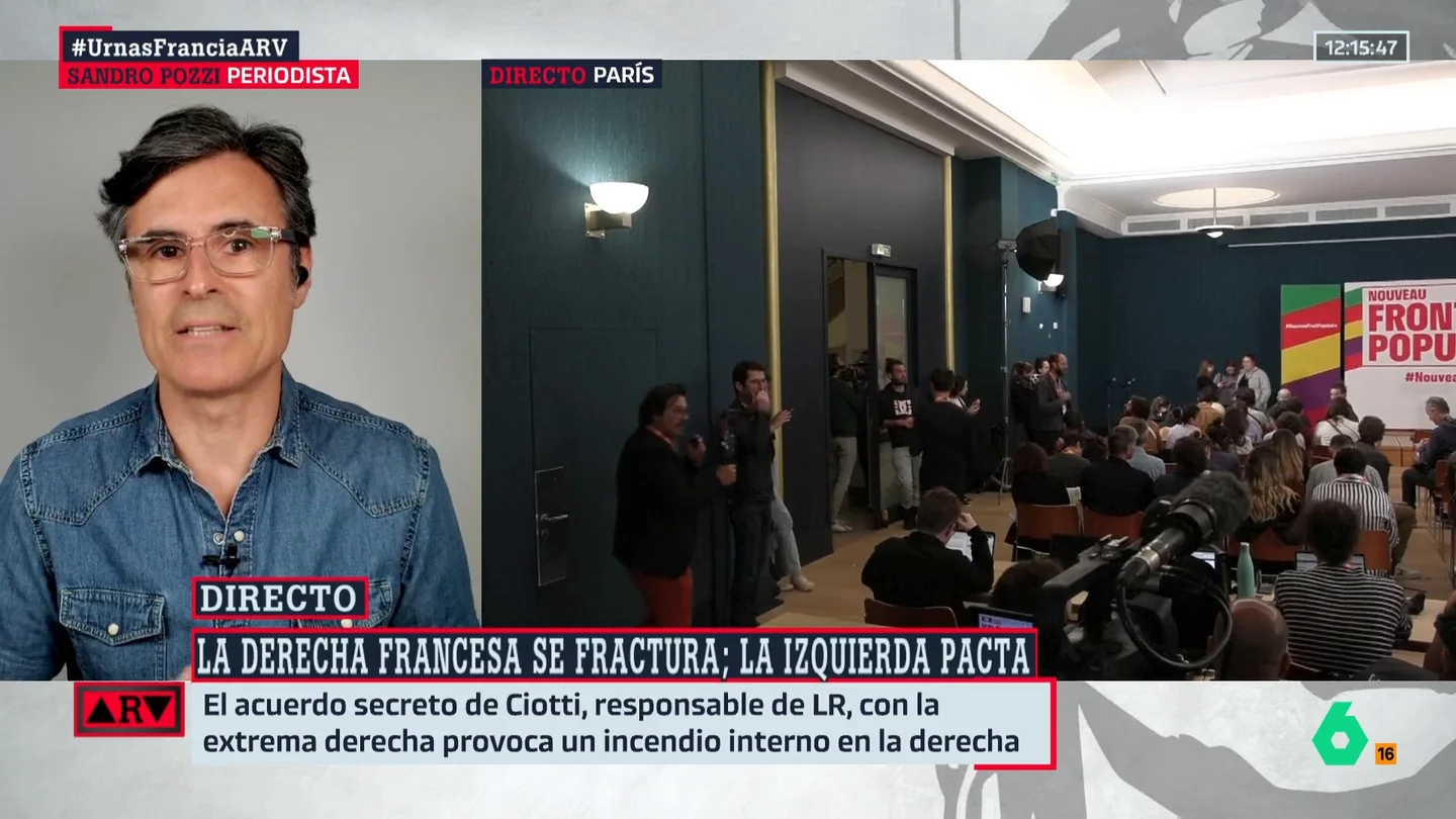 ARV - Sandro Pozzi da las claves de "la situación delirante en Francia": "Macron crea un torbellino político" ARV - Sandro Pozzi da las claves de "la situación delirante en Francia": "Macron crea un torbellino político"