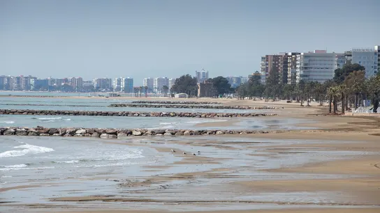 Imagen de archivo de una playa de Benicasim (Castellón). Imagen de archivo de una playa de Benicasim (Castellón).