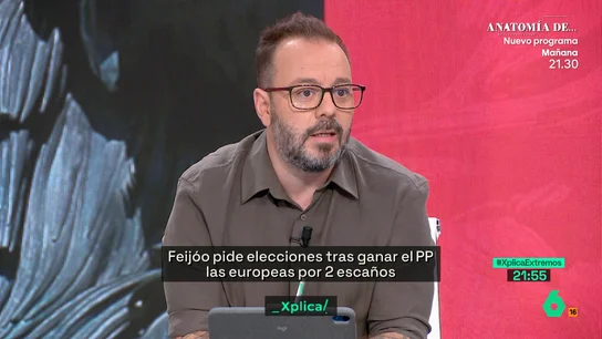 XPLICA - Antonio Maestre descarta que Pedro Sánchez convoque elecciones generales: "La izquierda a su izquierda está derruida" XPLICA - Antonio Maestre descarta que Pedro Sánchez convoque elecciones generales: "La izquierda a su izquierda está derruida"