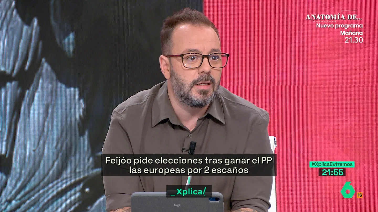 XPLICA - Antonio Maestre descarta que Pedro Sánchez convoque elecciones generales: "La izquierda a su izquierda está derruida" XPLICA - Antonio Maestre descarta que Pedro Sánchez convoque elecciones generales: "La izquierda a su izquierda está derruida"