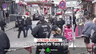 Abatido por la Policía un hombre armado en Hamburgo antes de un partido de la Eurocopa