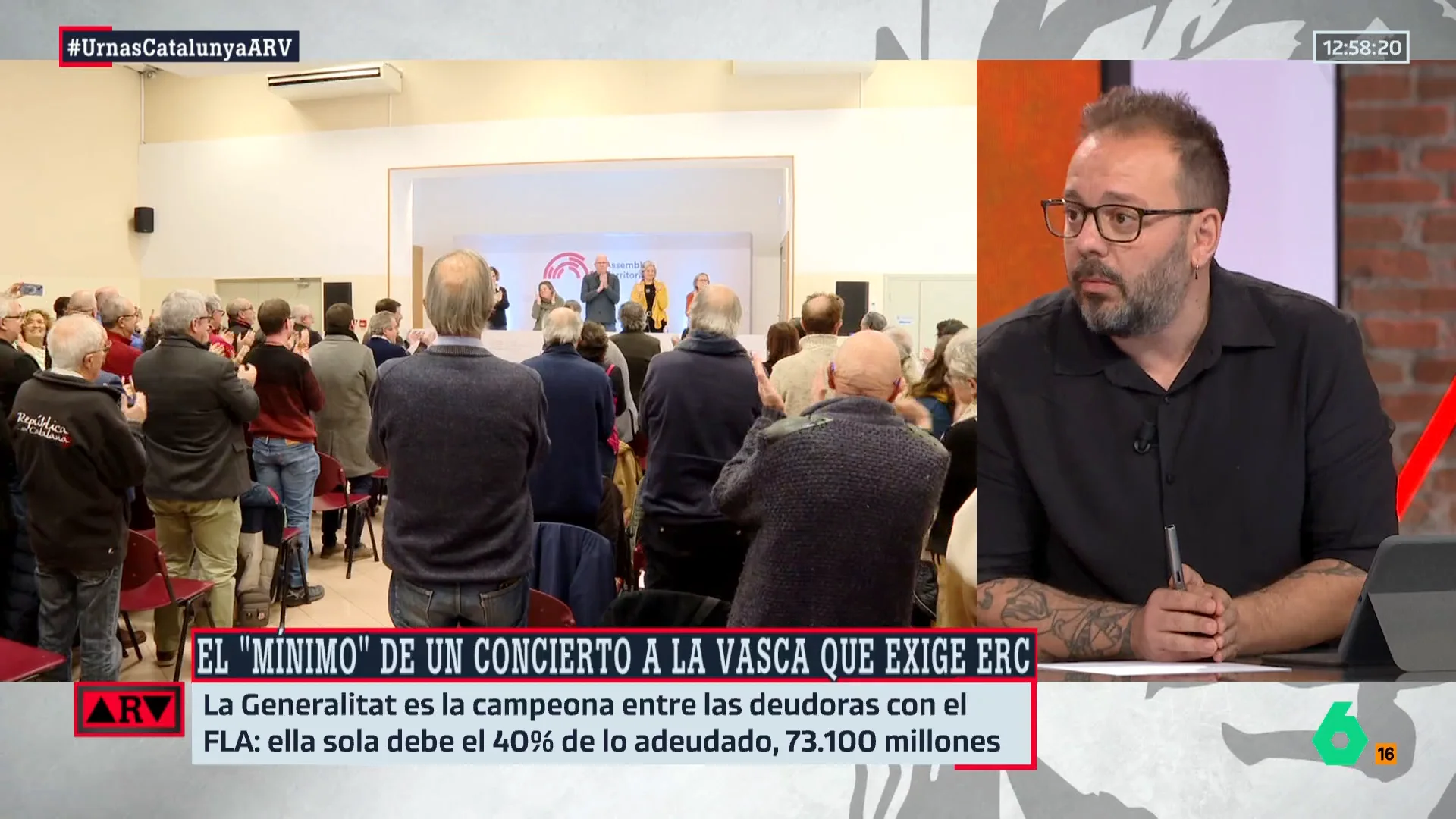 ARV- Antonio Maestre pronostica que salrá adelante el acuerdo sobre financiación entre PSC y ERC: "Es la vía posible"