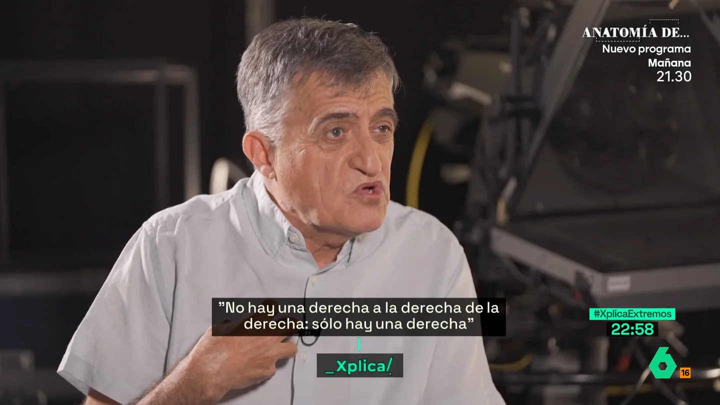 XPLICA Wyoming, sobre la aparición de una nueva ultraderecha: "Los de Vox decían que no eran los más talibanes de la derecha cuando estaban en el PP" XPLICA Wyoming, sobre la aparición de una nueva ultraderecha: "Los de Vox decían que no eran los más talibanes de la derecha cuando estaban en el PP"
