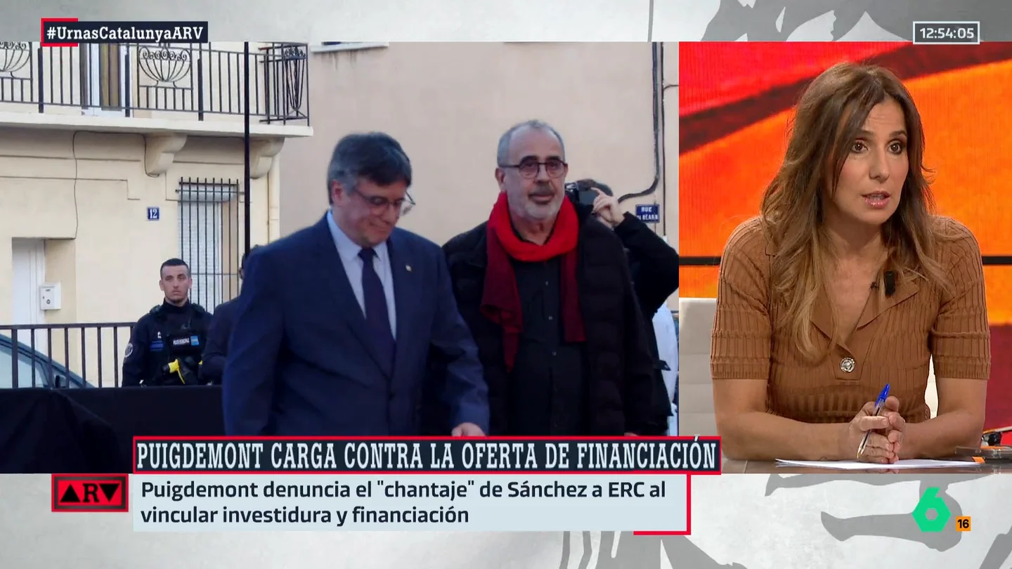 ARV- Carmen Morodo, tras la reacción de Puigdemont sobre la financiación singular: "Pone piedras en el camino de ERC" ARV- Carmen Morodo, tras la reacción de Puigdemont sobre la financiación singular: "Pone piedras en el camino de ERC"