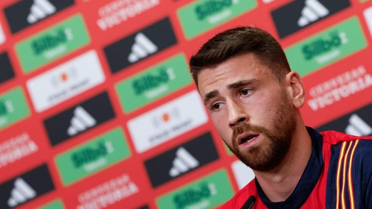 El portero de la selección española Unai Simón El portero de la selección española Unai Simón
