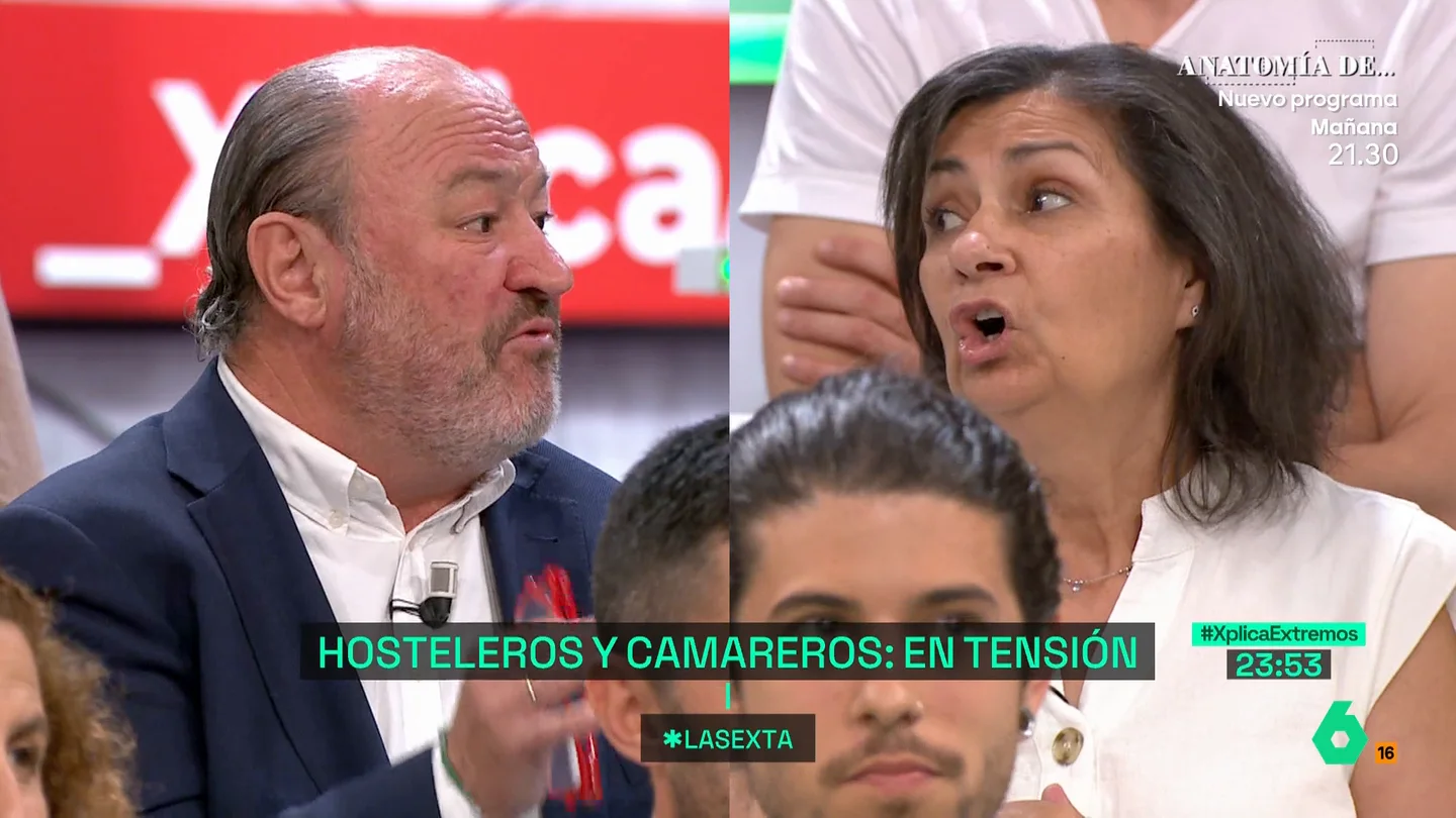 Debate entre una 'kelly' y un representante hotelero Debate entre una 'kelly' y un representante hotelero