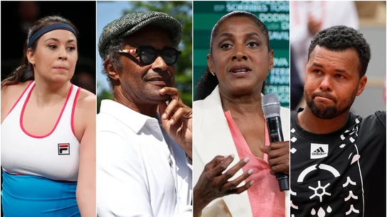 Marion Bartoli, Yannick Noah, Marie-José Pérec y Jo-Wilfried Tsonga Marion Bartoli, Yannick Noah, Marie-José Pérec y Jo-Wilfried Tsonga