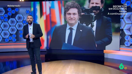 Dani Mateo analiza la gira internacional de Milei: "Buenas noticias para los argentinos, le van a perder de vista esta semana" Dani Mateo analiza la gira internacional de Milei: "Buenas noticias para los argentinos, le van a perder de vista esta semana"