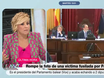 Cristina Pardo, al ver el episodio de Le Senne (Vox) con dos diputadas socialistas
