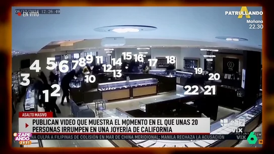 "El atraco más masivo de la historia": 22 personas asaltan una joyería en California "El atraco más masivo de la historia": 22 personas asaltan una joyería en California