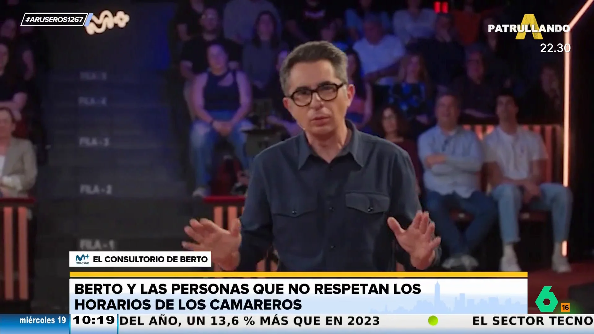 Berto Romero, sobre cómo echaría a los que no respetan el horario de los camareros: "A hostia salvaje"