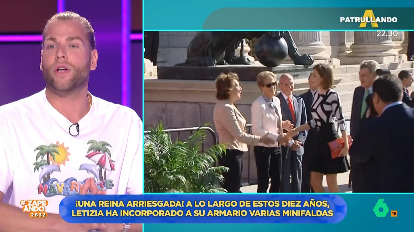 Navarrete repasa el vestidor de la reina Letizia en estos 10 años como monarca: "Guapa está siempre, es un ícono" Navarrete repasa el vestidor de la reina Letizia en estos 10 años como monarca: "Guapa está siempre, es un ícono"