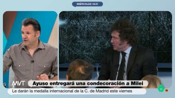 Gonzalo Miró, tajante sobre la condecoración a Milei: "Ayuso es capaz de premiar a cualquiera que insulte a Sánchez"