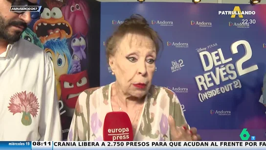 Gema Cuervo pone voz a 'Nostalgia' en 'Del Revés 2': "Es un momento de felicidad" Gema Cuervo pone voz a 'Nostalgia' en 'Del Revés 2': "Es un momento de felicidad"
