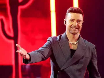 Justin Timberlake durante una actuación en 2024 Justin Timberlake durante una actuación en 2024