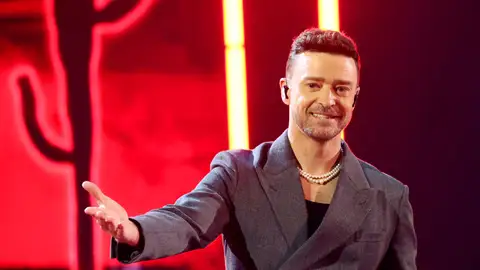 Justin Timberlake durante una actuación en 2024 Justin Timberlake durante una actuación en 2024