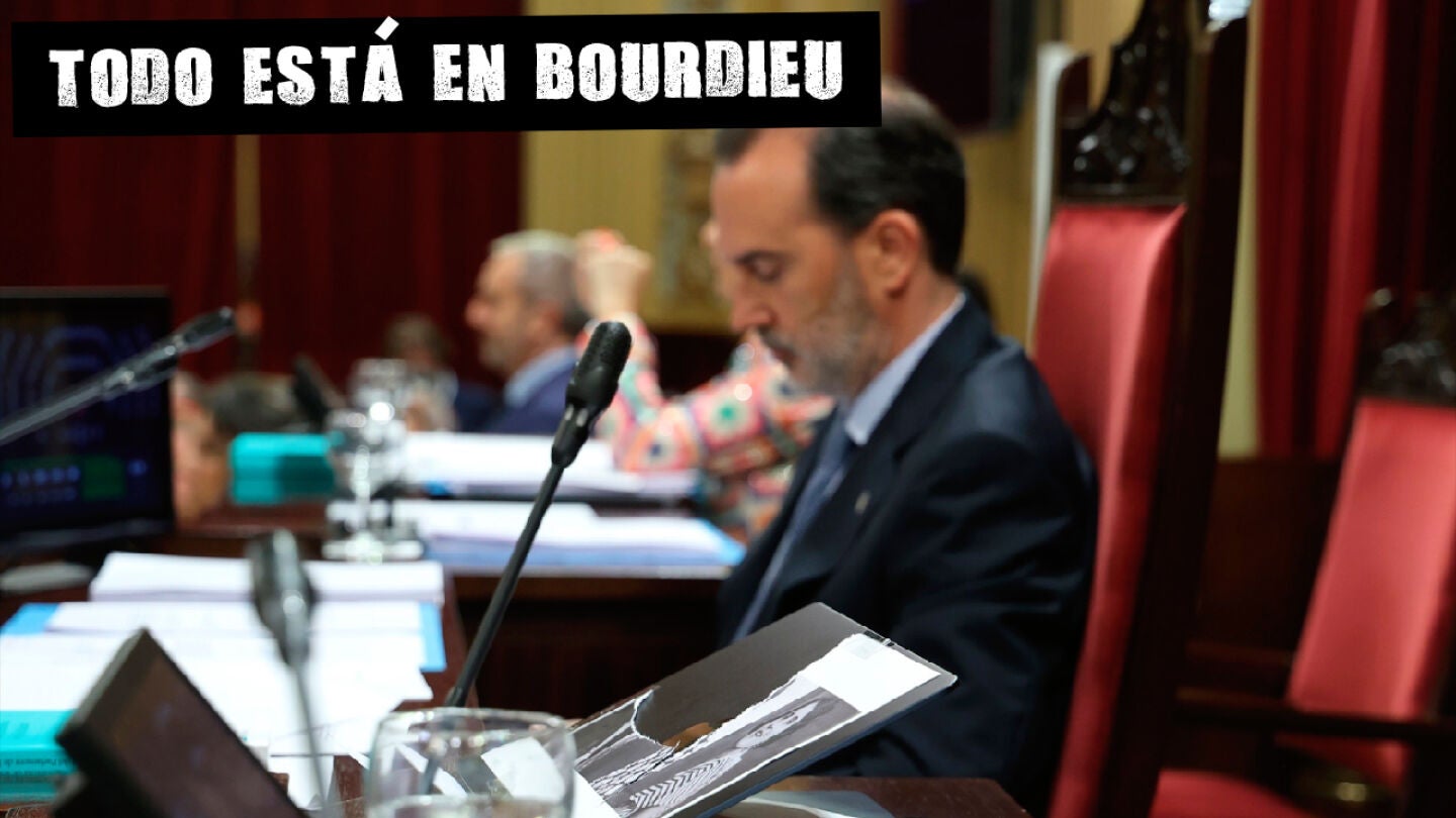 El presidente del Parlament, Gabriel Le Senne, durante una sesi&oacute;n plenaria, en el Parlament balear, a 18 de junio de 2024, en Palma de Mallorca, Mallorca, Baleares.