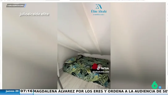 Pone a la venta un "ático con encanto" de 27 m² por casi 200.000 euros: casi no puedes ni tumbarte Pone a la venta un "ático con encanto" de 27 m² por casi 200.000 euros: casi no puedes ni tumbarte