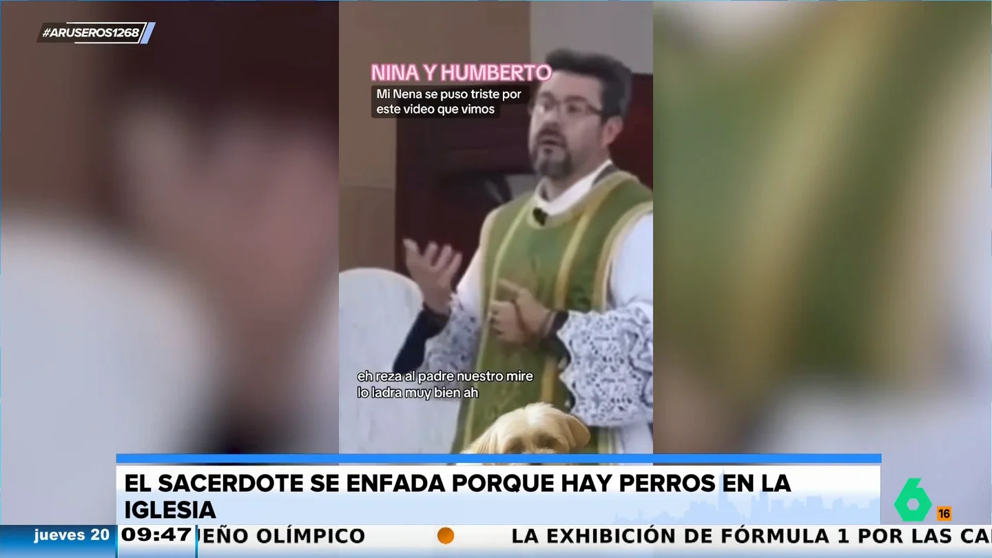 El enfado viral de un cura al ver perros en las iglesias: "¿Les ponemos reclinatorios también?" El enfado viral de un cura al ver perros en las iglesias: "¿Les ponemos reclinatorios también?"