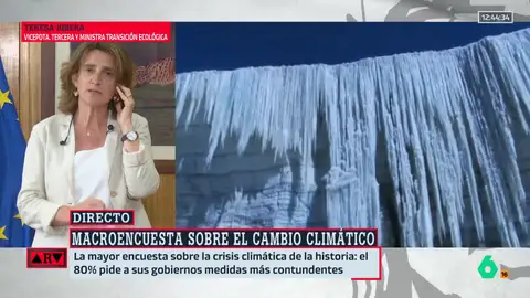 ARV- Ribera critica la postura de la extrema derecha sobre el cambio climático: "Menos bravuconerías y más mirar la realidad"