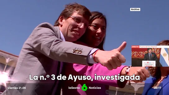 Imagen de archivo de Ana Millán con Almeida Imagen de archivo de Ana Millán con Almeida